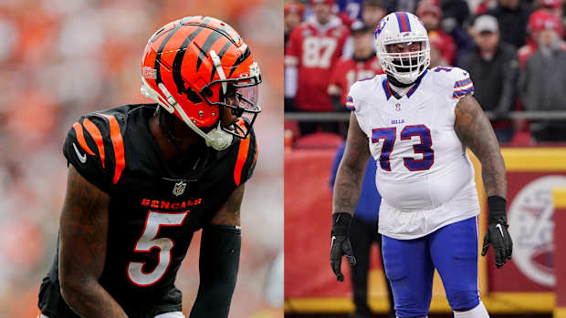 tee higgins dion dawkins bengals